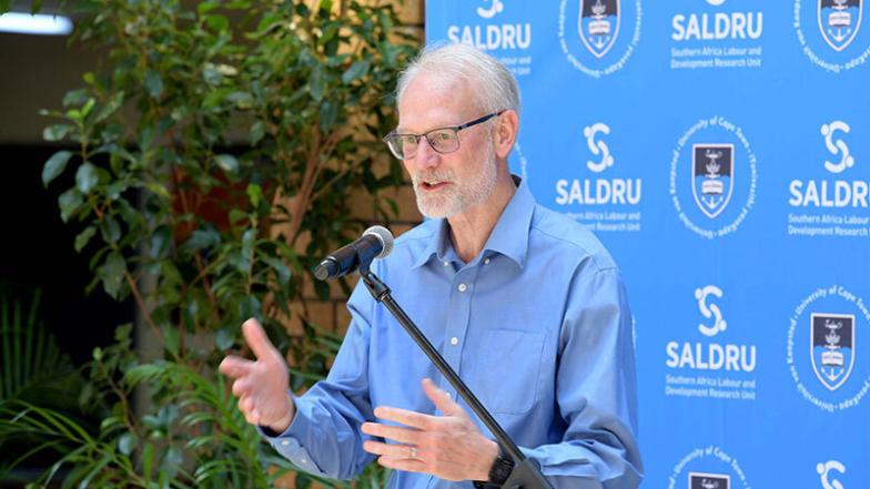 Photo of Prof. Murray Leibbrandt at his retirement function
