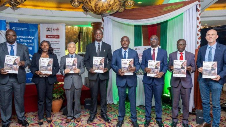 Photo of representatives of publishing partners at the report launch