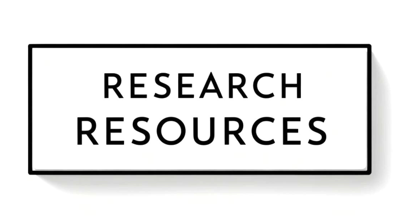 Image of research resources button