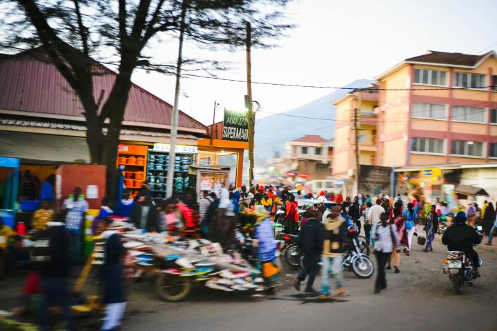 Photo of a busy street in Arusha, Tanzania. Photo by Blue Ox Studio via Pexels.