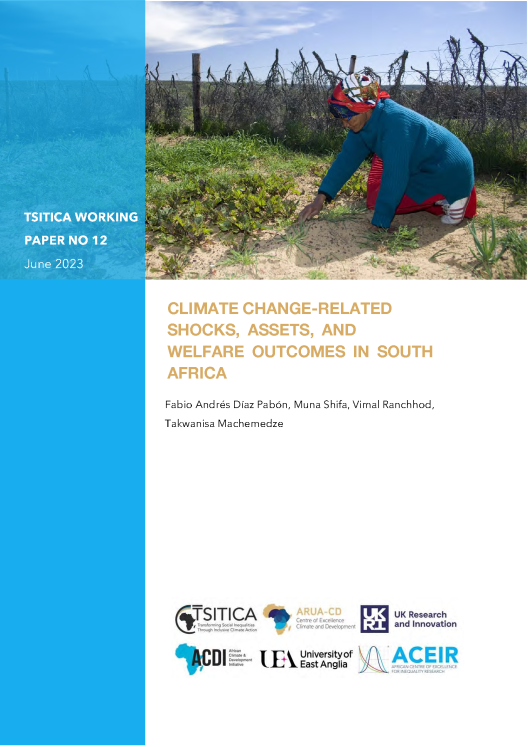 Cover of Climate change-related shocks, assets, and welfare outcomes in South Africa