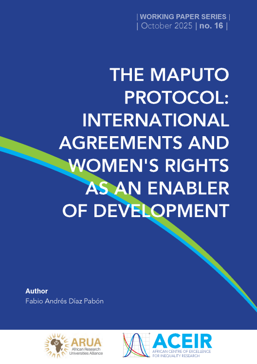 Cover of The Maputo Protocol: International agreements and women’s rights enabler of development