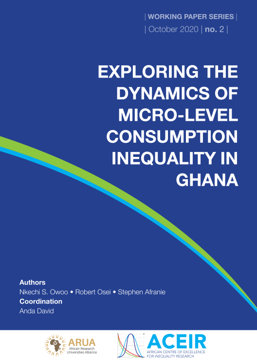 Cover of Exploring the dynamics of micro-level consumption inequality in Ghana