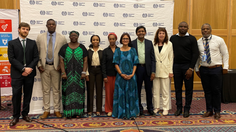 Organisers and participants at the ILO-ACEIR workshop in Windhoek, Namibia, January 2025.