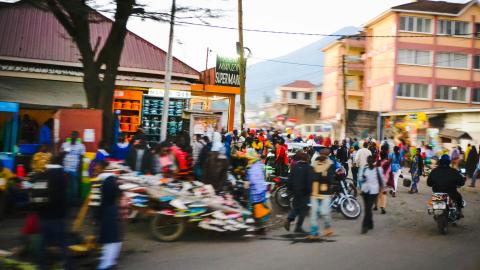 Photo of a busy street in Arusha, Tanzania. Photo by Blue Ox Studio via Pexels.