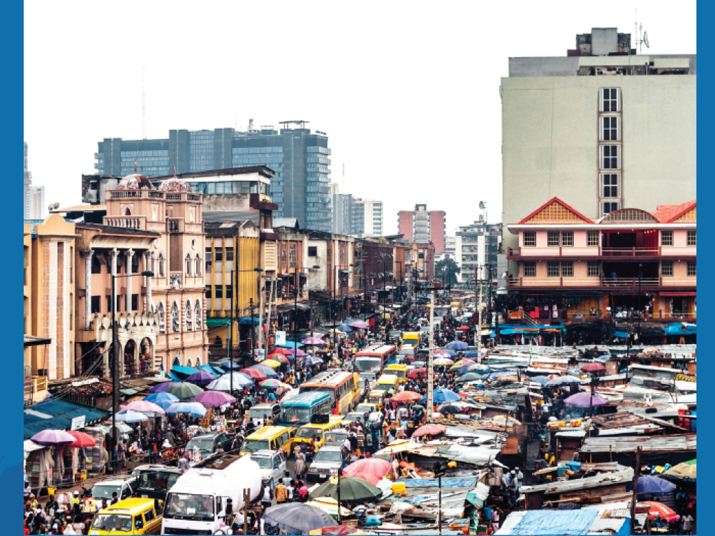 Image of African market place