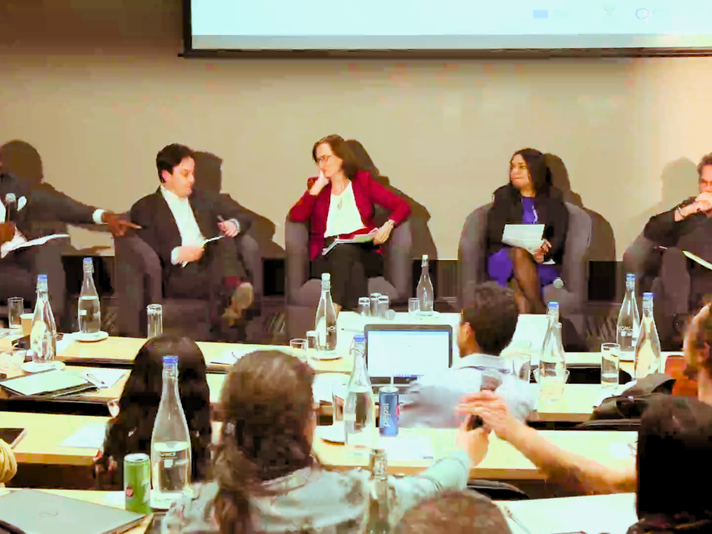 Photo of panelists and audience at the Inequality, Work, and Nature Conference, Cape Town, November 2023
