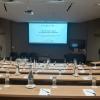 A photo of the main auditorium of the UCT Academic Conference Centre, UCT Graduate School of Business, Cape Town.