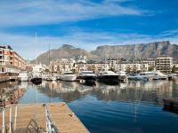 Photo of yachts in Table Bay, Cape Town, South Africa