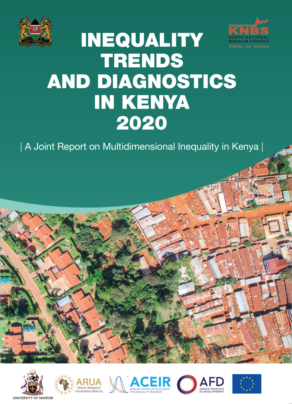 Image of cover of the Kenya inequality diagnostics report