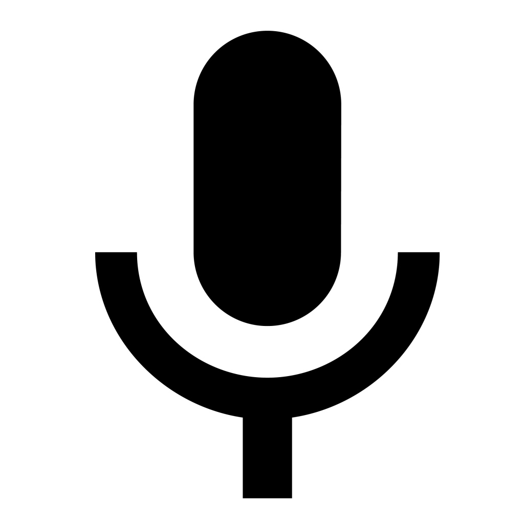 Icon of microphone